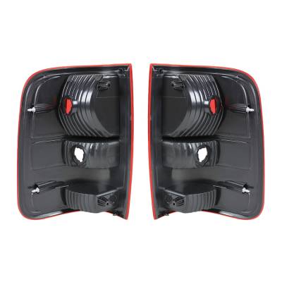 Rareelectrical - New Pair Of Tail Lights Fits Ford F-150 Flotillera Fx4 04-08 Fo2800182 Fo2801182 - Image 2