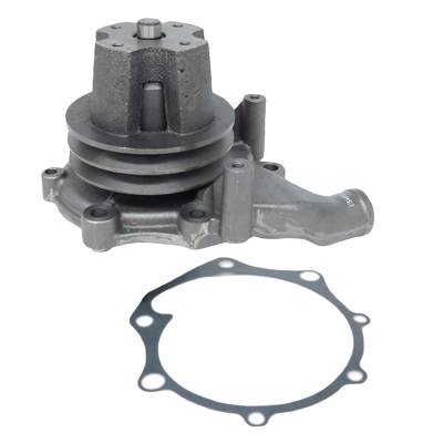 Rareelectrical - New Engine Water Pump With Fan Hub Gasket Compatible With 1991-1993 Ford F600 F700 F800 Cf7000 - Image 3
