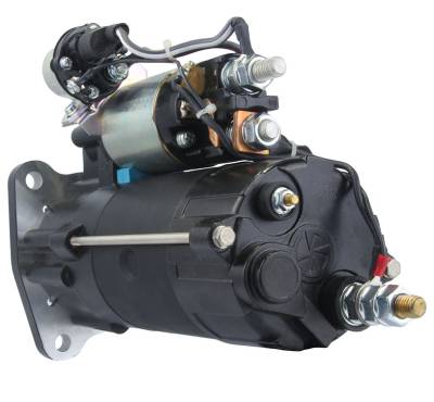 Rareelectrical - New 12V Starter Compatible With 2004-2010 Mack Le Mr Rb Rd Dm Dmm Mp7 11.0L 6-Cyl Diesel Volvo Vnl - Image 2