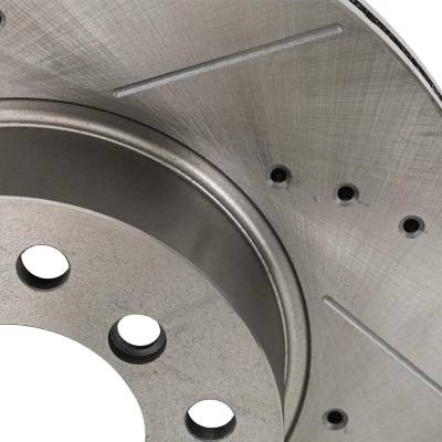 RAREELECTRICAL - New Cross-Drilled Brake Disc Compatible With Bmw 328D Xdrive Base 4 Cyl 2.0L 328I Base 4 Cyl 2.0L - Image 3