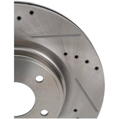 Rareelectrical - Vented Brake Disc Compatible With Infiniti Nissan Pathfinder Platinum 6 Cyl 3.5L Murano Platinum - Image 4