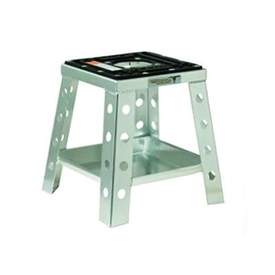 13 Inch Silver Motorcycle Dirt Bike Stand Compatible With Honda Motocross Off-Road Enduro Mx