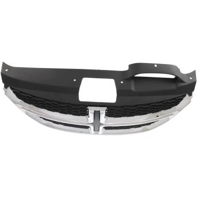 Rareelectrical - New Textured Black Grille Assembly Compatible With Dodge Journey Se Plus 4 Cyl 2.4L Journey Lux 6 - Image 4