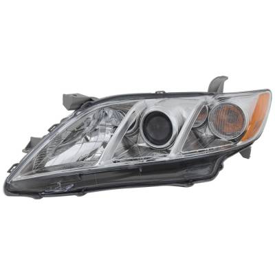 Rareelectrical - New Headlight Compatible With 2007-2009 Toyota Camry 2.4L 3.5L I4 Left Driver Side Halogen - Image 1