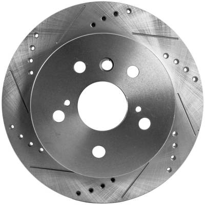 New Solid Brake Disc Compatible With Lexus Toyota Avalon Xle Touring Se 6 Cyl 3.5L Camry Se 4 Cyl