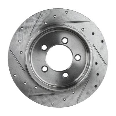 Rareelectrical - New Solid Brake Disc Compatible With Ford Mercury Explorer Xlt Sport 8 Cyl 4.6L Explorer Sport Trac - Image 4