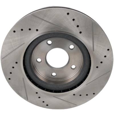 Rareelectrical - New Vented Brake Disc Compatible With Infiniti Nissan Pathfinder Sl 6 Cyl 3.5L Qx60 Sensory 6 Cyl - Image 2