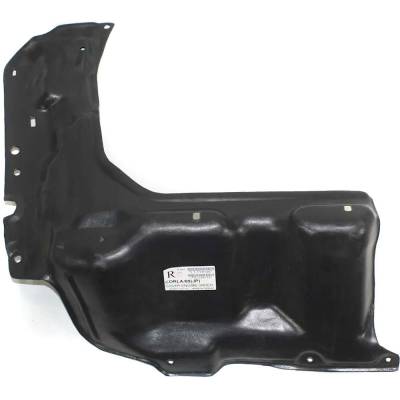 Rareelectrical - Fender Splash Shield Compatible With 2009-2013 Toyota Corolla Right Passenger Side Front Plastic - Image 5