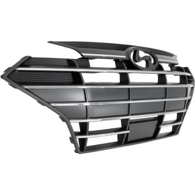RAREELECTRICAL - New Front Grille Assembly Compatible With Hyundai Elantra Limited 4 Cyl 2.0L Elantra Eco 4 Cyl 1.4L - Image 3