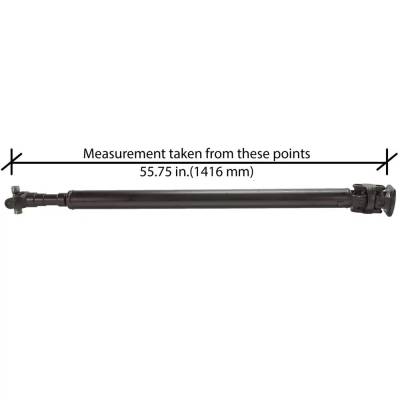 Rareelectrical - Rear Prop Shaft Assembly Compatible With 1999-2002 Ford F-250 F-350 7.3L 4Wd Replaces Rf54550038 - Image 2