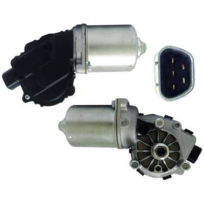 Rareelectrical - Front Windshield Wiper Motor Compatible With 2008-2014 Cadillac Cts 2008-2010 Chevrolet Silverado Hd - Image 2