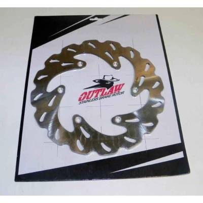220Mm Rear Brake Disc Rotor Compatible With 1999-2005 Suzuki Rm125 Rm250 2-Stroke Motocross Dirt