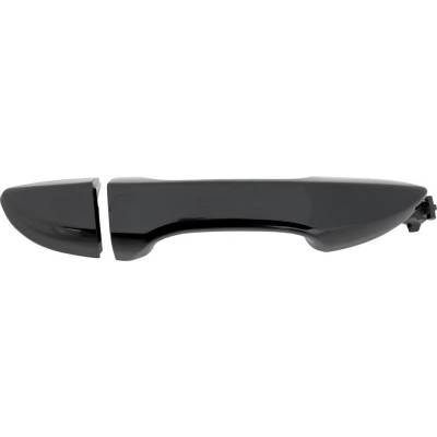 Front Passenger Side Exterior Door Handle Compatible With 2014-2019 Toyota Corolla Smooth Black