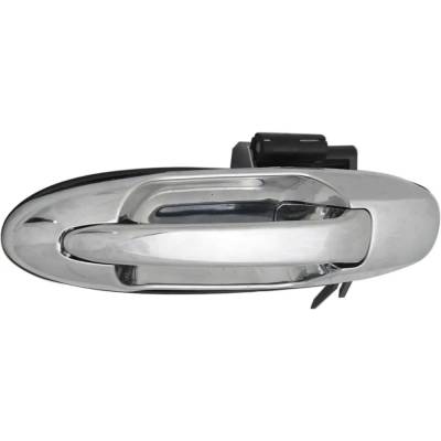 Rear Left (Driver Side) Exterior Door Handle Fits 2001-2007 Toyota Tundra Toyota Sequoia Chrome