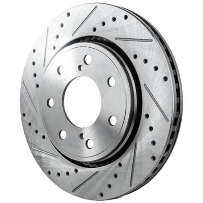 New Vented Brake Disc Compatible With Ford F-150 Harley-Davidson Edition 8 Cyl 5.4L F-150 Svt Raptor