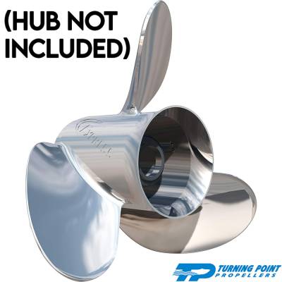 Rareelectrical - New 13.75X15 3-Blade Stainless Steel Propeller Compatible With 40-150Hp Yamaha Honda Mercury Mariner - Image 2