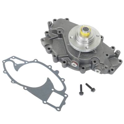 Rareelectrical - New Water Pump W Hardware Compatible With 1983-1987 Ford E-350 Econoline Custom Base Xl 6.9L V8 420 - Image 2