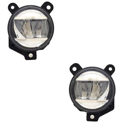 Rareelectrical - New Pair Of Fog Lights Compatible With Subaru 2017-2020 By - Image 4