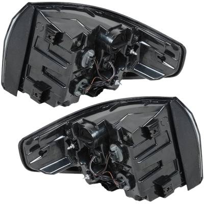 Rareelectrical - New Pair Of Outer Tail Lights Compatible With Hyundai Santa - Image 4