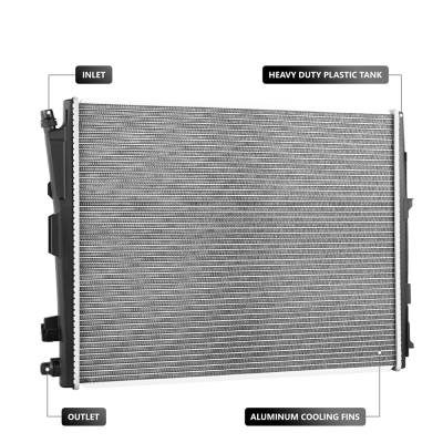 Rareelectrical - Engine Radiator Compatible With 2019-2020 Bmw 2.0L 3.0L I4 - Image 2