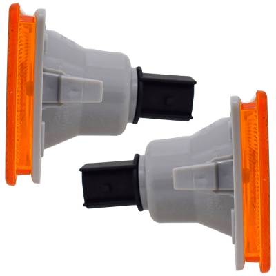 Rareelectrical - Pair Of Front Side Marker Lights Fits Ford Maverick Lariat - Image 3