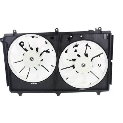RAREELECTRICAL - New Dual Cooling Fan Assembly Compatible With Mitsubishi Outlander Le 4 Cyl 2.4L Outlander Gt 6 Cyl - Image 5