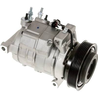 New 6-Groove Pulley A/C Compressor Compatible With Ram 3500 Lone Star 8 Cyl 6.4L 3500 Laramie 8 Cyl
