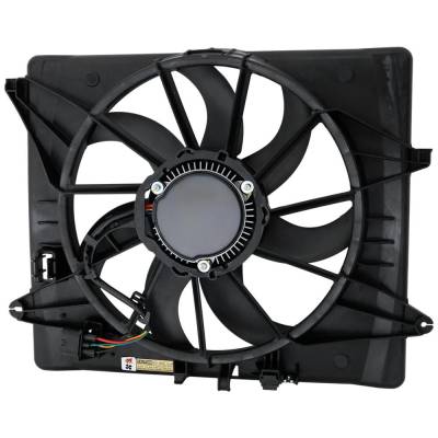 Rareelectrical - New Single Cooling Fan Assembly Compatible With Genesis Prestige 4 Cyl 2.5L Sport Prestige 4 Cyl - Image 2