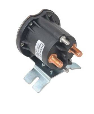 Trombetta 12V 4-Terminal Solenoid 150A Intermittent Curved 2.22In Mount Compatible With Case