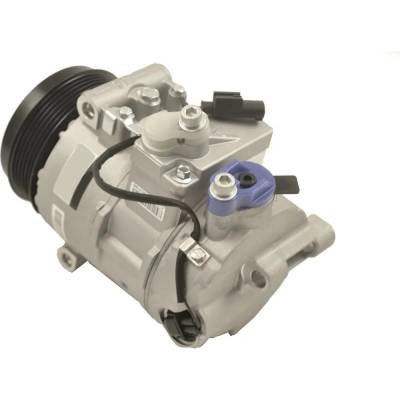 New 6-Groove Pulley A/C Compressor Compatible With Mercedes Benz C350 4Matic 6 Cyl 3.5L E350 4Matic