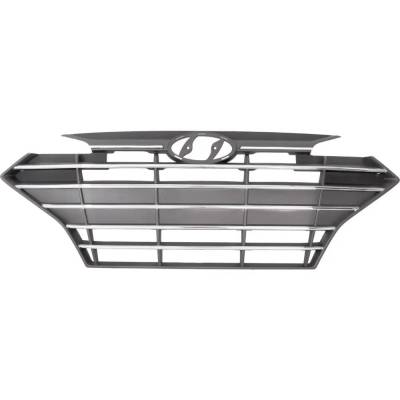 Rareelectrical - New Front Grille Assembly Compatible With Hyundai Elantra Sel 4 Cyl 2.0L Elantra Limited 4 Cyl 2.0L - Image 2