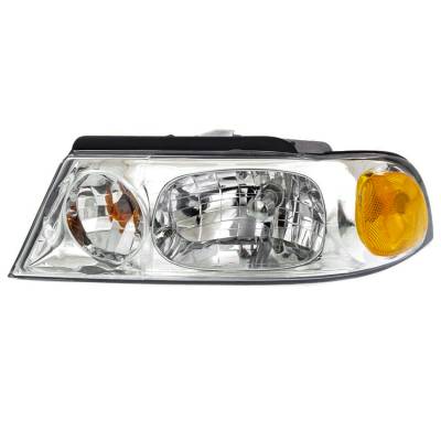Left Driver Headlight Assembly Compatible With 2002 Lincoln Blackwood Base Crew Cab 5.4L Triton Sohc