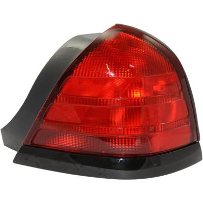Rareelectrical - New Tail Light Passenger Right Compatible With 2000-2002 Ford Crown Victoria Base Lwb Lx Police - Image 1
