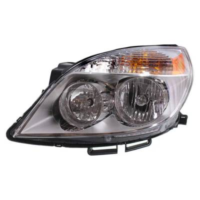 Rareelectrical - New Left Side Halogen Headlight Compatible With Saturn Aura 2007-2009 Xe Xr Green Line Hybrid Sedan - Image 1