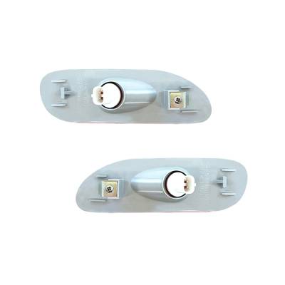 Rareelectrical - New Pair Of Side Marker Lights Compatible With Mitsubishi Eclipse 95-99 Mb882124 Mi2551105 Mb882123 - Image 2