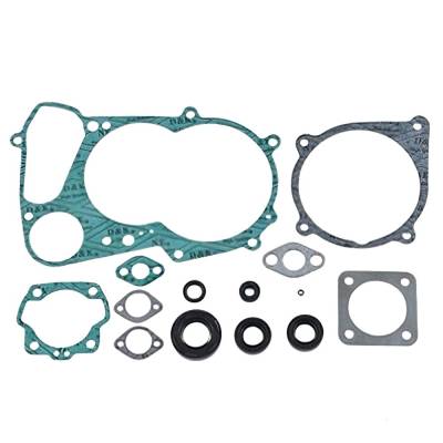 Gasket Kit Compatible With 2003-2006 Kawasaki Kfx50 49Cc 2-Stroke Air-Cooled Os Bore Atv Ksf50