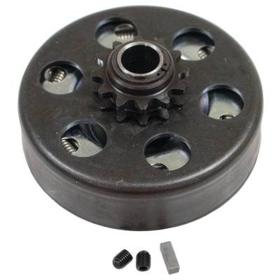 Rareelectrical - Centrifugal Sprocket Clutch Compatible With Go Kart Mini Bike Fun Kart 5/8 Inch Bore 35 Chain 12 - Image 2