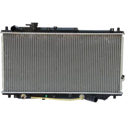 Rareelectrical - Radiator Compatible With 1998-2001 Kia Sephia 1.8L L4 2000-2004 Kia Spectra 1.8L 2.0L Downflow With - Image 2
