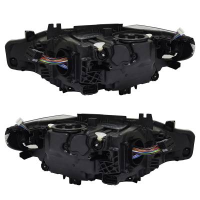 Rareelectrical - New Pair Of Headlights Compatible With Bmw 320I 328D 328I 330I 340I Xdrive Sedan Wagon 2016-2018 By - Image 2