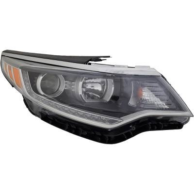 Rareelectrical - New Right Headlights Compatible With Kia Optima Ex Sedan 4-Door 2.4L 2018 By Part Numbers Ki2503225 - Image 1