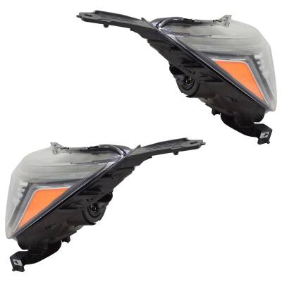 Rareelectrical - New Pair Of Halogen Headlights Compatible With Honda Cr-V Turbo Plus Sport Utility 4 Door 2019 By - Image 4