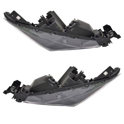 Rareelectrical - New Pair Of Halogen Headlights Compatible With Mazda 3 I Touring Sedan 4 Door 2.5L 2017 2018 By Part - Image 3