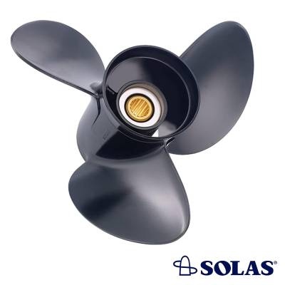 Rareelectrical - 14.5 X 19 Aluminum Propeller Compatible With 1985-1995 Johnson Evinrude 2-Stroke Large Gearcase 140 - Image 2