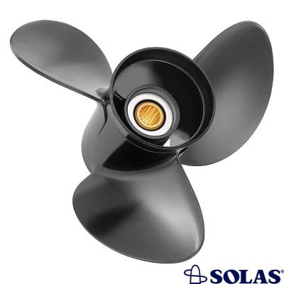 Rareelectrical - New Aluminum Propeller Compatible With Johnson/Evinrude 2 Cyl 2 Stroke 14 Spline 25 1984-2005 By - Image 2