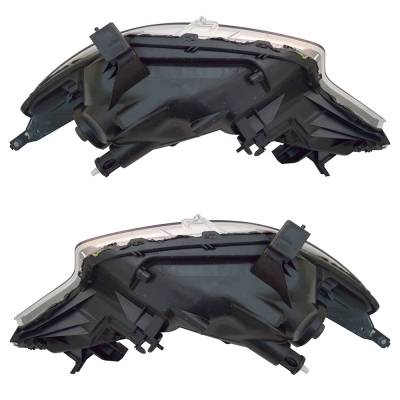 Rareelectrical - New Pair Of Halogen Headlights Compatible With Nissan Versa Note Sl Hatchback 4 Door 1.6L 2017 By - Image 4