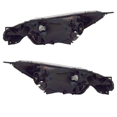 Rareelectrical - New Pair Of Halogen Headlights Compatible With Nissan Versa Note Sr Hatchback 4 Door 1.6L 2017 2018 - Image 2
