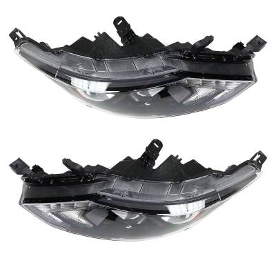Rareelectrical - New Pair Of Halogen Headlights Compatible With Nissan Rogue Sport Sv Sport Utility 4 Door 2.0L 2017 - Image 4