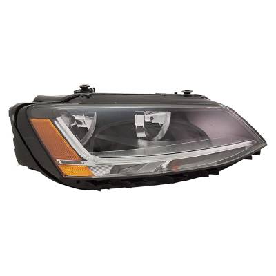 Rareelectrical - New Right Halogen Headlight Compatible With Volkswagen Jetta Se Sport Sedan 4 Door 1.8L 2018 By Part - Image 4