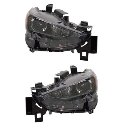 Rareelectrical - New Pair Of Led Headlights Compatible With Mazda Cx-5 100Th Anniversary Edition 2.5L 2017 2018 2019 - Image 5