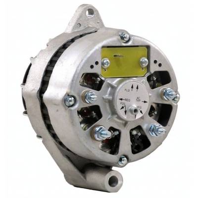 Rareelectrical - New 12V 37A Alternator External Regulator Compatible With 1996-2007 Vermeer Bc1250 Bc1250a Brush - Image 2